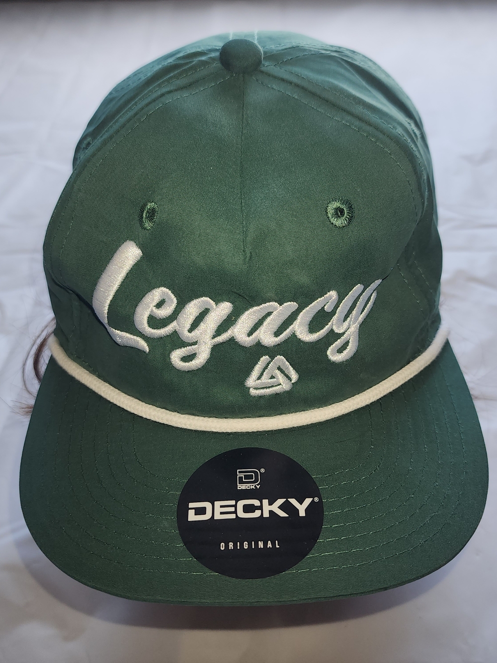 Decky Legacy Green Rope-Front Baseball Cap